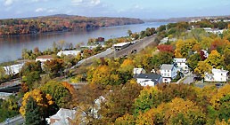 Sardo Land Surveying - Hudson River and surrounding homes